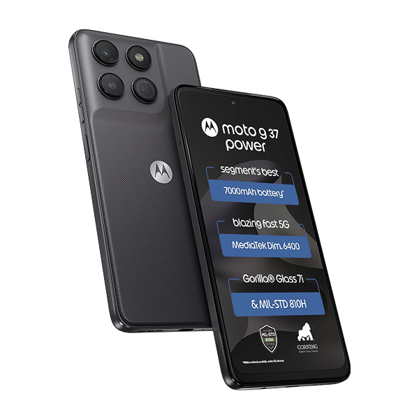 Motorola G37 Power (Pantone Impenetrable Black, 4/128 GB)